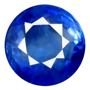 0,59 ct increíble redondo (4 x 4 mm) Ceilán térmico - Zafiro azul de Sri Lanka - Imagen 1 de 1