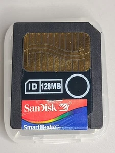 SanDisk SDSM-128 SmartMedia ID 128MB Camera Memory SD Card + Protective Case - Picture 1 of 3
