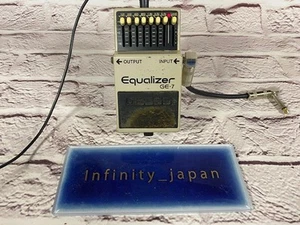 Pedal efecto guitarra ecualizador Boss GE-7 sin adaptador envío gratuito envío rápido desde JP - Imagen 1 de 10