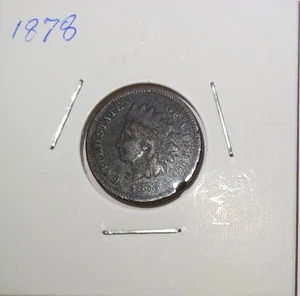 1878 Indian Head Cent Wie Abgebildet - Bild 1 von 2