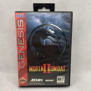 Mortal Kombat II (Sega Genesis, 1994) - Case and Game, No Manual Untested - Picture 1 of 8