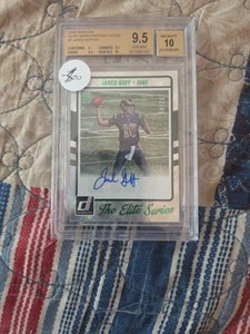 Jared Goff 2016 Donruss Elite Series Rookies Autos Beckett 9.5 14/25 1 - Picture 1 of 4