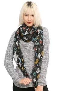 NWOT Loungefly Star Wars Icons Print Oblong Scarf LIGHT WEIGHT - Picture 1 of 8