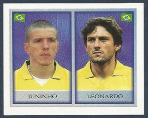 MERLIN-OFFICIAL ENGLAND 1998 WORLD CUP- #181-BRAZIL-JUNINHO / LEONARDO - Picture 1 of 1