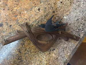 Schwalbennest Schlüsselbrett Halter Wandhalterung Vintage Volkskunst Deutsch, Schwarzwald - Bild 1 von 4