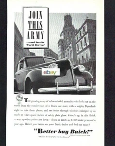 Buick Auto 1939 Join this army and see the world better in dynaflash 8 ad - Bild 1 von 1