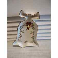 Mikasa Fine Porcelain Holiday Charm Elegance Christmas Bell Dish Plate