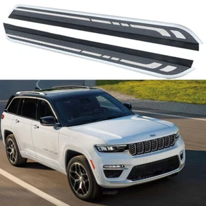2PCS Running Board fits for Jeep Grand Cherokee 2022-2024 Side Step Nerf Bar - Picture 1 of 9
