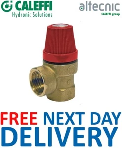 Caleffi Altecnic Pressure Relief 1/2" 6 Bar Safety Valve 311460 Genuine Part - Imagen 1 de 3
