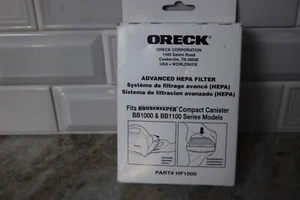 Neu im Karton Oreck Hepa Filter Teil HF1000 für BB1000 und BB1100 Serie Modell - Bild 1 von 12