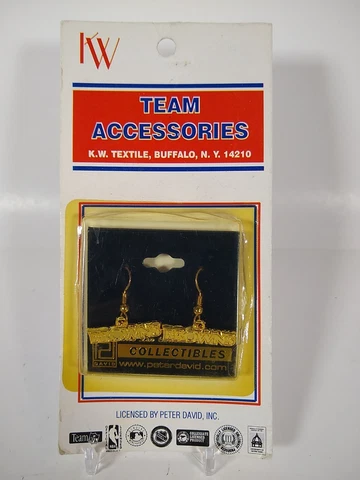 2007 Cleveland Browns Peter David Inc NFL Gold Color Earrings New FREE SHIPPING! Cover