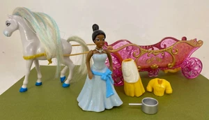 Disney ☆ Polly Pocket ☆THE FROG PRINCE - Tiana Princess Mini Doll Playset Lot #2 - Picture 1 of 4