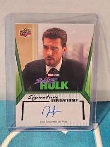 2024 UD Marvel Disney+ Series 1 #SS-SE Josh Segarra as Pug Signature Sensations - Picture 1 of 2