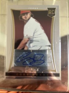 cory burns select panini rookie card auto