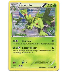 Pokemon 2013 Light Play Sceptile 8/116 Plasma Freeze Holo Karte - Bild 1 von 1