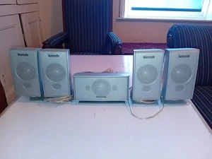 1-5x Panasonic sistema di altoparlanti argento altoparlanti surround SB-FS520 SB-PC520 - Foto 1 di 12