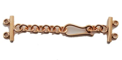 1 SET MUTI STRAND EXTENDER CLASP 2 STRAND ANTIQUE COPPER 827 ATL-255 - Image 1 of 3