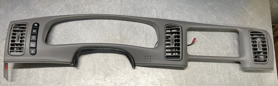 1997-2005 Buick Park Avenue Cluster Bezel Vent Dash Trim Panel OEM Gray Foto 1 de 4