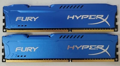 HyperX FURY 8GB - 4GBx2 Kit 1600MHz DIMM HX316C10FK2/8 RAM Memory - Image 1 of 3
