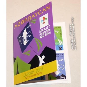 Azerbaiyán Azerbaiyán Europa CEPT 2007, Scout, cuadernos de marca ** franqueo postal - Imagen 1 de 2