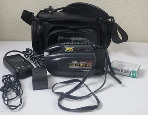 PANASONIC PVL501D Palmcorder Palmsight VHSC Camcorder Video Camera+Extras TESTED - Picture 1 of 13