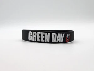 Rock Band Music Bracelets - Green Day Heavy Metal Silicone Bracelet Wristband - Picture 1 of 3
