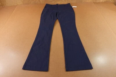 Old Navy Girls Size 16 Blue Twill Pocketed School Uniform Bootcut Pants NWT - Image 1 of 4