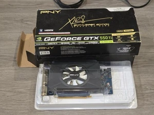 PNY Nvidia GeForce GTX 550 Ti GDDR5 1GB PCIe 2.0 DVI x2 Mini DP x1 Graphics Card - Picture 1 of 2