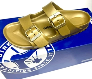 Birkenstock Womens Arizona Essentials EVA Glamour Gold 36 BRAND NEW - Picture 1 of 1
