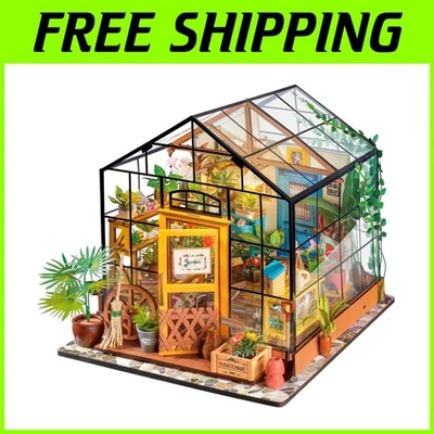 Набор для крошечного кукольного домика с деревянной мебелью - Изображение 1 из 4