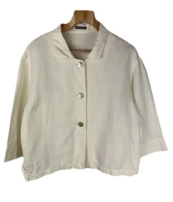 Oska Damen Avantgarde Leinen Blazer Jacke Gr.2 - Bild 1 von 4