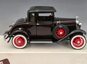 Danbury Mint Limited Edition 1931 Ford Model A Coupe #405 Maroon Color - Picture 1 of 15