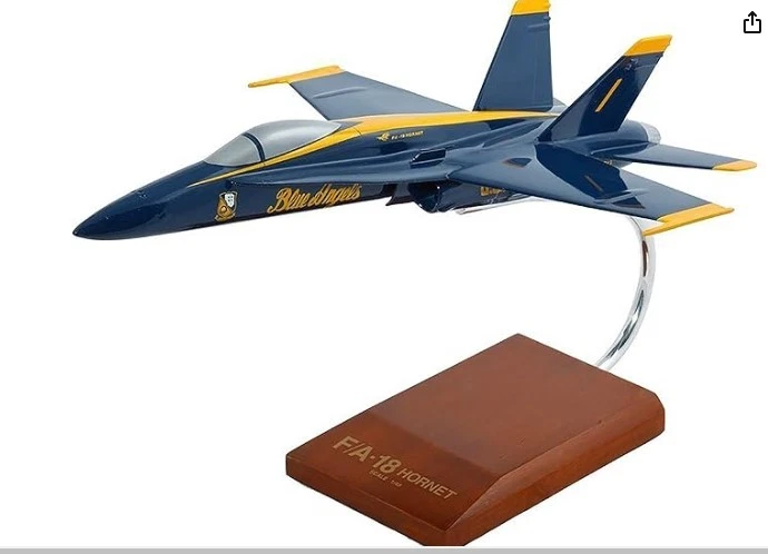 Mastercraft Collection ESSN019 1:40 Super Elite F/A-18A Blue Angels w/Stand - Image 1 of 1