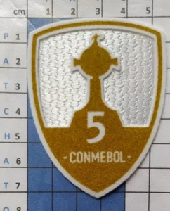 Badge Patch Copa Libertadores Vainqueur 5 maillot de foot Peñarol - Picture 1 of 9