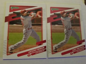 Donruss Anthony Rendon 2021 #107 lote base y variación fotográfica - Los Angeles Angels - Imagen 1 de 1