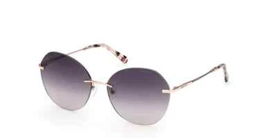 Очки солнцезащитные GANT GA8076 28B розовое золото без оправы бабочка металлические оправа 58-16-140 - Изображение 1 из 2