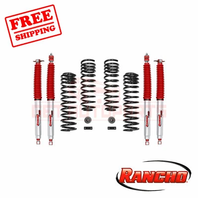 Rancho RS9000XL 2" FR & 0.75" R Lift Kit Suspension for Jeep Wrangler 4WD 07-17 - Image 1 of 3