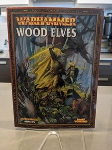 Warhammer Fantasy Battle Army Book Wood Elves 6th Ed Battletome Codex Old World - Picture 1 of 2