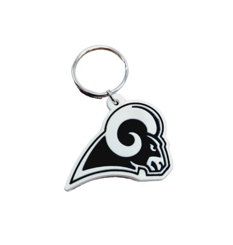 NFL OFFICIAL Licensed LA Rams Team Keychain Rams Fan Gift Key Ring Football Cover