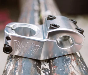 RANT TRILL TOP LOAD BMX BICYCLE STEM 50mm HARO SE GT SHADOW SUBROSA SILVER NEW - Picture 1 of 5
