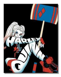 12" X 16" TIN SIGN DC COMICS HARLEY QUINN MALLET METAL SIGN NEW - Picture 1 of 1