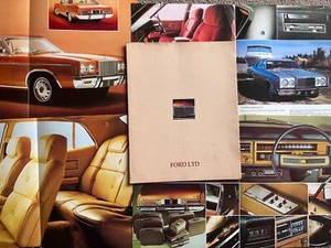 ORIGINAL Rare 1976 P6 FORD LTD Dealer Sales Brochure Folder Vintage Showroom - Picture 1 of 14