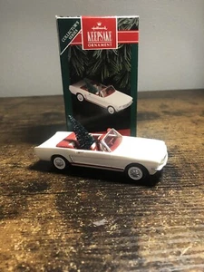 Hallmark Keepsake Ornament 1966 Mustang Classic American Cars Series 2nd 1992 - Picture 1 of 6