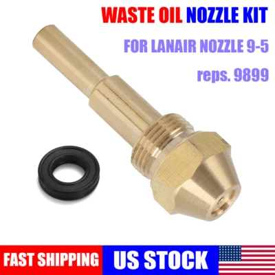 HOZLYBLOGORS New Waste Oil Burner For Lanair Nozzle 9-5 for Clean Burn, Clean Energy, # 9899