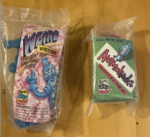 Wendy's Kids' Meal toys - Weird Writers & Animalinks (sealed) - Picture 1 of 5