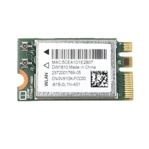 DW1810 Dual Band 802.11ac 433Mbps QCNFA435 Bluetooth 4.1 WIFI NGFF M.2 Card - Picture 1 of 3