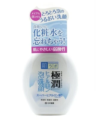 ROHTO Hada labo Goku Jyun Moisturizing Whip Foam Face Wash 160ml - Image 1 of 2