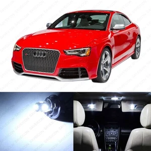 14 x White LED Interior Light Package For 2008 - 2017 Audi A5 S5 RS5 8T3 + TOOL - Picture 1 of 8