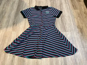 Hot Topic Sad Songs Dress 90’s Y2K Short Sleeve Cassette Tape Retro M - Picture 1 of 6