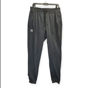 Under Armour Pants Mens Large Black Sportstyle Joggers Loose Tapered Sweatpants - Picture 1 of 13